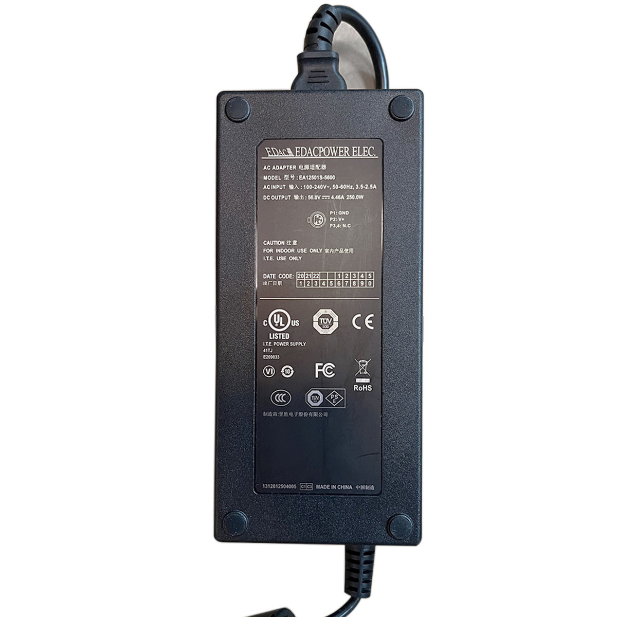DC 56V/4.46A 4P-F XLR Power Supply – Datavideo Store