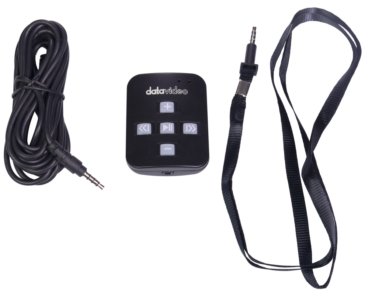 A remote cable (8pin mini-din to 2.5mm phone jack) for PTR-10 MK II –  Datavideo Store